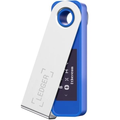 Апаратний гаманець для криптовалют Ledger Nano S Plus Deepsea Blue (LNSPDB)