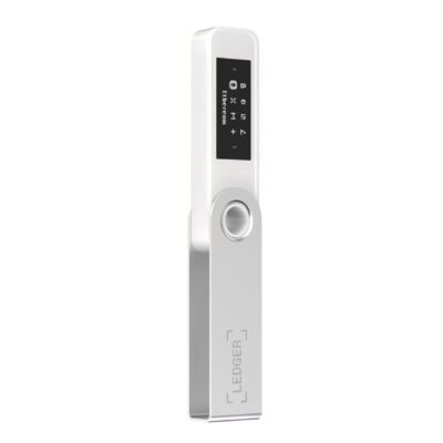 Апаратний гаманець для криптовалют Ledger Nano S Plus Mystic White (LNSPMW) 2