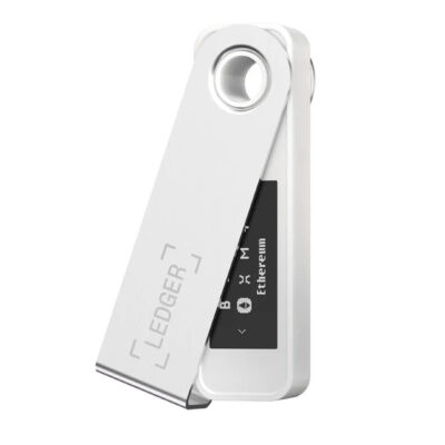 Апаратний гаманець для криптовалют Ledger Nano S Plus Mystic White (LNSPMW)
