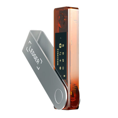 Апаратний гаманець для криптовалют Ledger Nano X Blazing Orange (LNXBO)