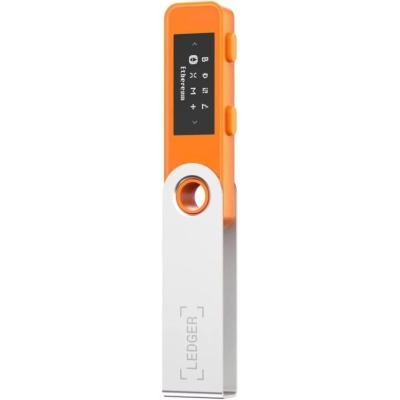 Апаратний гаманець для криптовалют Ledger Nano S Plus Orange BTC (LNSPOB) 2