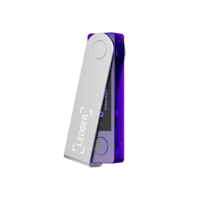 Апаратний гаманець для криптовалют Ledger Nano X Cosmic Purple (LNXCP)