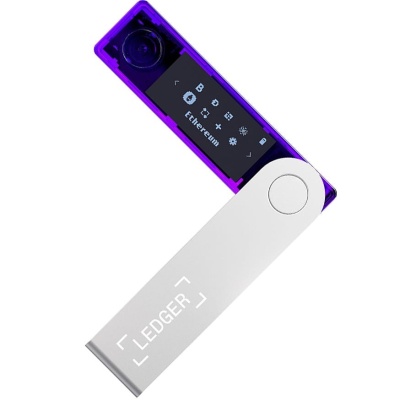 Апаратний гаманець для криптовалют Ledger Nano X Cosmic Purple (LNXCP) 5