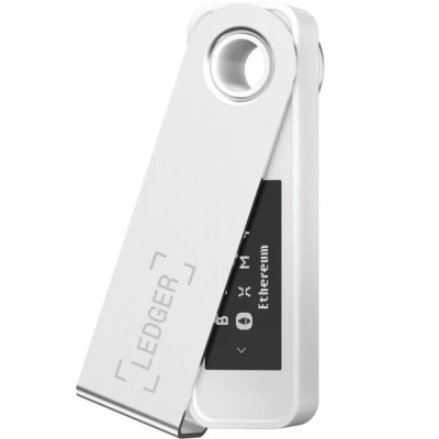 Апаратний гаманець для криптовалют Ledger Nano S Plus Mystic White (LNSPMW)