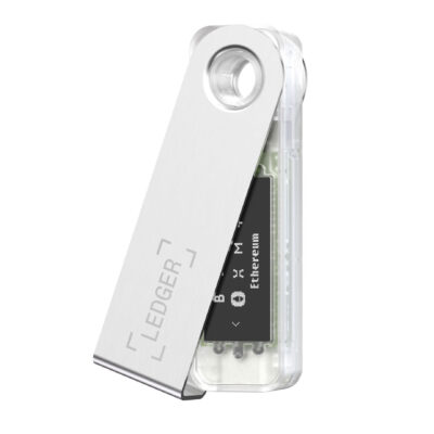 Апаратний гаманець для криптовалют Ledger Nano S Plus Ice (LNSPI)