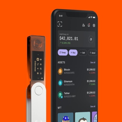 Апаратний гаманець для криптовалют Ledger Nano X Blazing Orange (LNXBO) 6