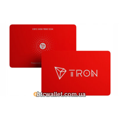 Крипто-гаманець Tangem 2.0 x TRON Wallet набір з 3 карток (TG128X3-T) 2