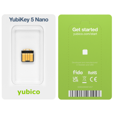 Апаратний ключ Yubico Yubikey 5 Nano USB Type-A (683067) 6