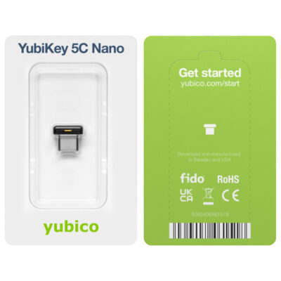 Апаратний ключ Yubico Yubikey 5C Nano USB Type-C (683071)