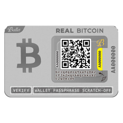Апаратний крипто-гаманець Ballet REAL Series Bitcoin – найпростіше мультивалютне холодне сховище з підтримкою NFT (B07YL1R8QX)