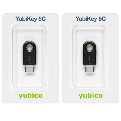 Апаратні ключі Yubico Yubikey 5C USB Type-C набір з 2шт (683068-2) 2