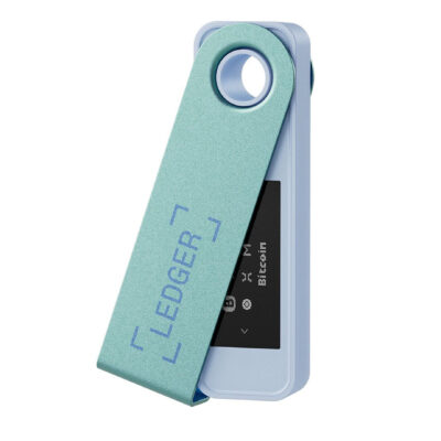 Апаратний гаманець для криптовалют Ledger Nano S Plus Pastel Green (LNSPPG)