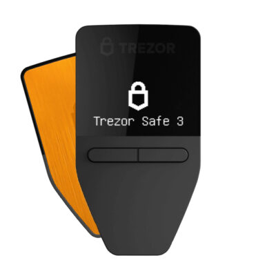 Апаратний гаманець для криптовалют Trezor Model Safe 3 Bitcoin Only (TMS3BO)