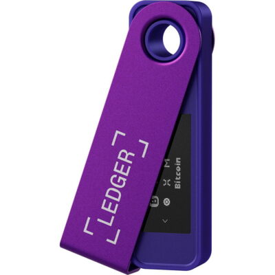 Апаратний гаманець для криптовалют Ledger Nano S Plus Amethyst Purple (LNSPAP)