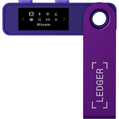 Апаратний гаманець для криптовалют Ledger Nano S Plus Amethyst Purple (LNSPAP) 4