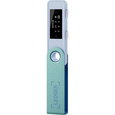 Апаратний гаманець для криптовалют Ledger Nano S Plus Pastel Green (LNSPPG) 2