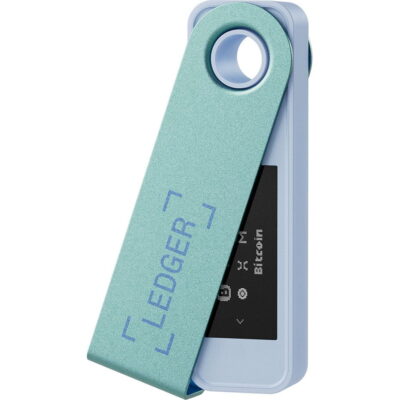 Апаратний гаманець для криптовалют Ledger Nano S Plus Pastel Green (LNSPPG)