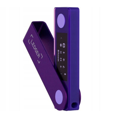 Апаратний гаманець для криптовалют Ledger Nano X Amethyst Purple (LNXAP)