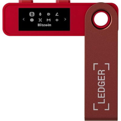 Апаратний гаманець для криптовалют Ledger Nano S Plus Ruby Red (LNSPRR) 3