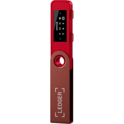 Апаратний гаманець для криптовалют Ledger Nano S Plus Ruby Red (LNSPRR) 2