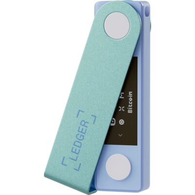 Апаратний гаманець для криптовалют Ledger Nano X Pastel Green (LNXPG)
