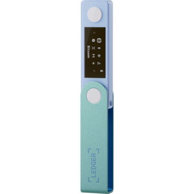 Апаратний гаманець для криптовалют Ledger Nano X Pastel Green (LNXPG) 2