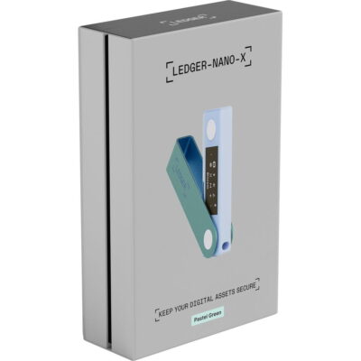 Апаратний гаманець для криптовалют Ledger Nano X Pastel Green (LNXPG) 8