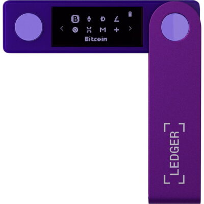 Апаратний гаманець для криптовалют Ledger Nano X Amethyst Purple (LNXAP) 3