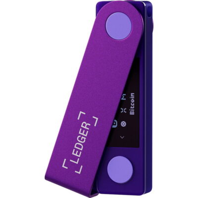 Апаратний гаманець для криптовалют Ledger Nano X Amethyst Purple (LNXAP)