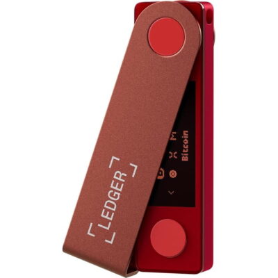 Апаратний гаманець для криптовалют Ledger Nano X Ruby Red (LNXRR)