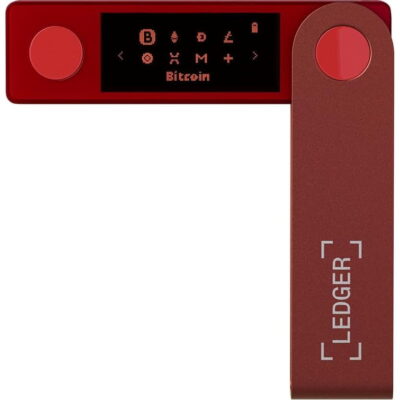 Апаратний гаманець для криптовалют Ledger Nano X Ruby Red (LNXRR) 3