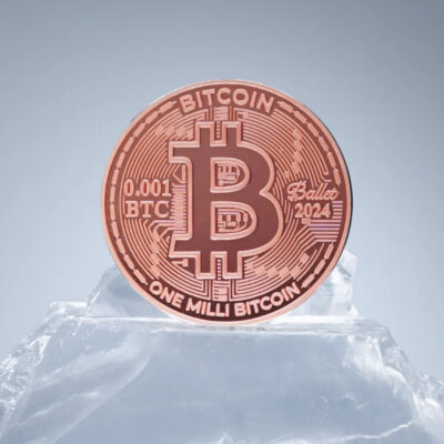 Криптогаманець Ballet Physical Bitcoin One Milli Bitcoin – фізичний біткоїн, баланс не поповнений (197644340835) 6