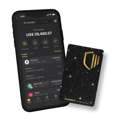 Апаратний криптогаманець CoolWallet S (CWModelS) 6