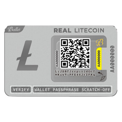 Криптогаманець Ballet REAL Series Litecoin – найпростіше мультивалютне холодне сховище з підтримкою NFT (B07YL1VBDX)