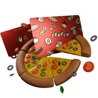 Криптогаманець Tangem 2.0 Bitcoin Pizza Day Wallet набір з 3 карток (TG-PIZZADAY) 2