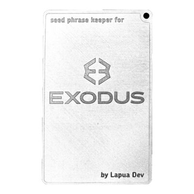 Мнемонічний планшет Lapua Seed phrase keeper for Exodus 5