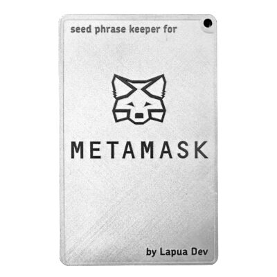 Мнемонічний планшет Lapua Seed phrase keeper for MetaMask (LSPKM)