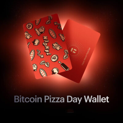 Криптогаманець Tangem 2.0 Bitcoin Pizza Day Wallet набір з 3 карток (TG-PIZZADAY) 4