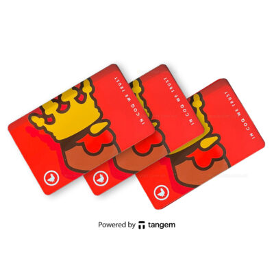 Криптогаманець Tangem 2.0 COQ Wallet набір з 3 карток (TG-COQ)