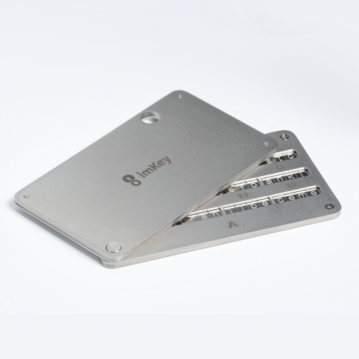 Мнемонічний планшет imKey HeirBOX S1 для зберігання сід-фрази (B0BTM24566) 2