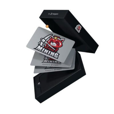 Криптогаманець Tangem 2.0 Red Panda Wallet набір з 3 карток (TG-REDPANDA) 2