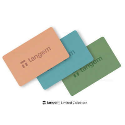 Криптогаманець Tangem Wallet 2.0 набір з 3 карток Trendy Pastel (TG128X3-TP) 2