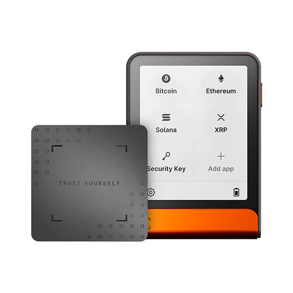 Апаратний гаманець для криптовалют Ledger Flex BTC Orange + Recovery Key Апаратний гаманець для криптовалют Ledger Flex BTC Orange + Recovery Key