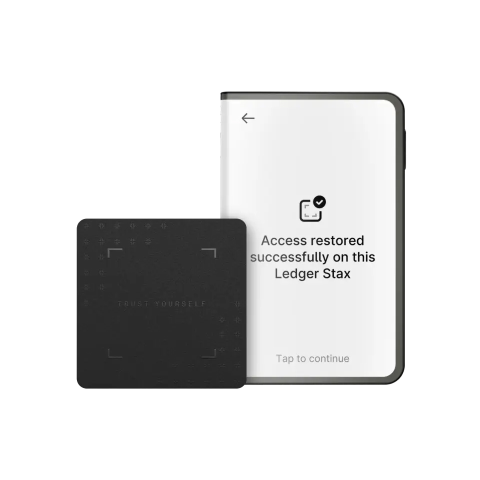 Криптогаманець Ledger Stax з чохлом Magnet Shell + Ledger Recovery Key 1шт 4 Криптогаманець Ledger Stax з чохлом Magnet Shell + Ledger Recovery Key 1шт 4