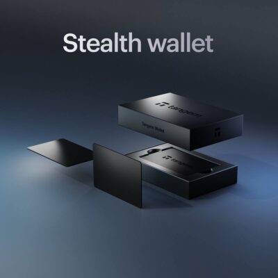 Криптогаманець Tangem Wallet 2.0 Stealth Black набір з 3 карток Чорний Стелс (TG128X3-SB) 2