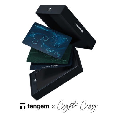 Криптогаманець Tangem Wallet 2.0 набір з 3 карток Black (TG128X3-B)