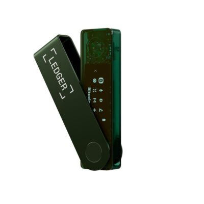 Апаратний гаманець для криптовалют Ledger Nano X Emerald Green (LNXEG)