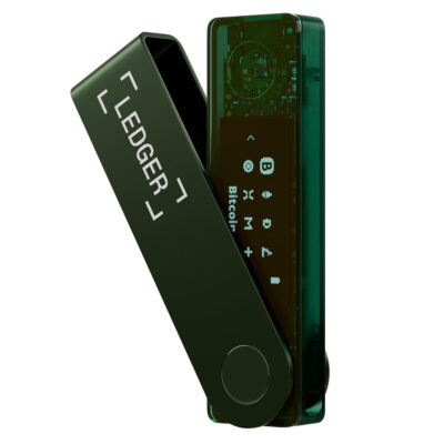 Апаратний гаманець для криптовалют Ledger Nano X Emerald Green (LNXEG)