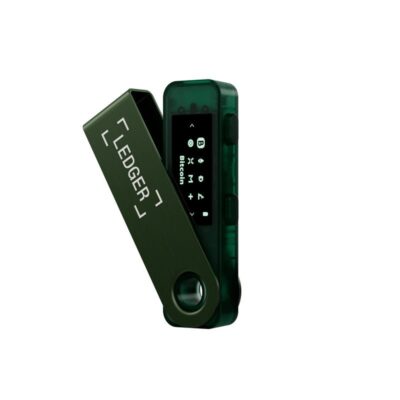 Апаратний гаманець для криптовалют Ledger Nano S Plus Emerald Green (LNSPEG)