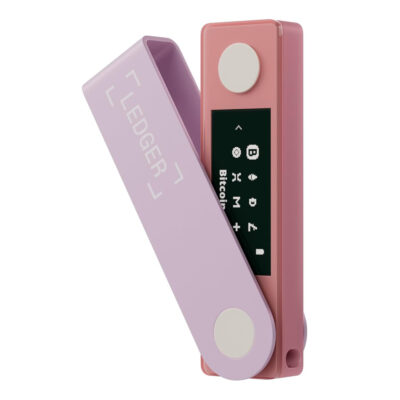 Апаратний гаманець для криптовалют Ledger Nano X Pastel Pink (LNXPP)